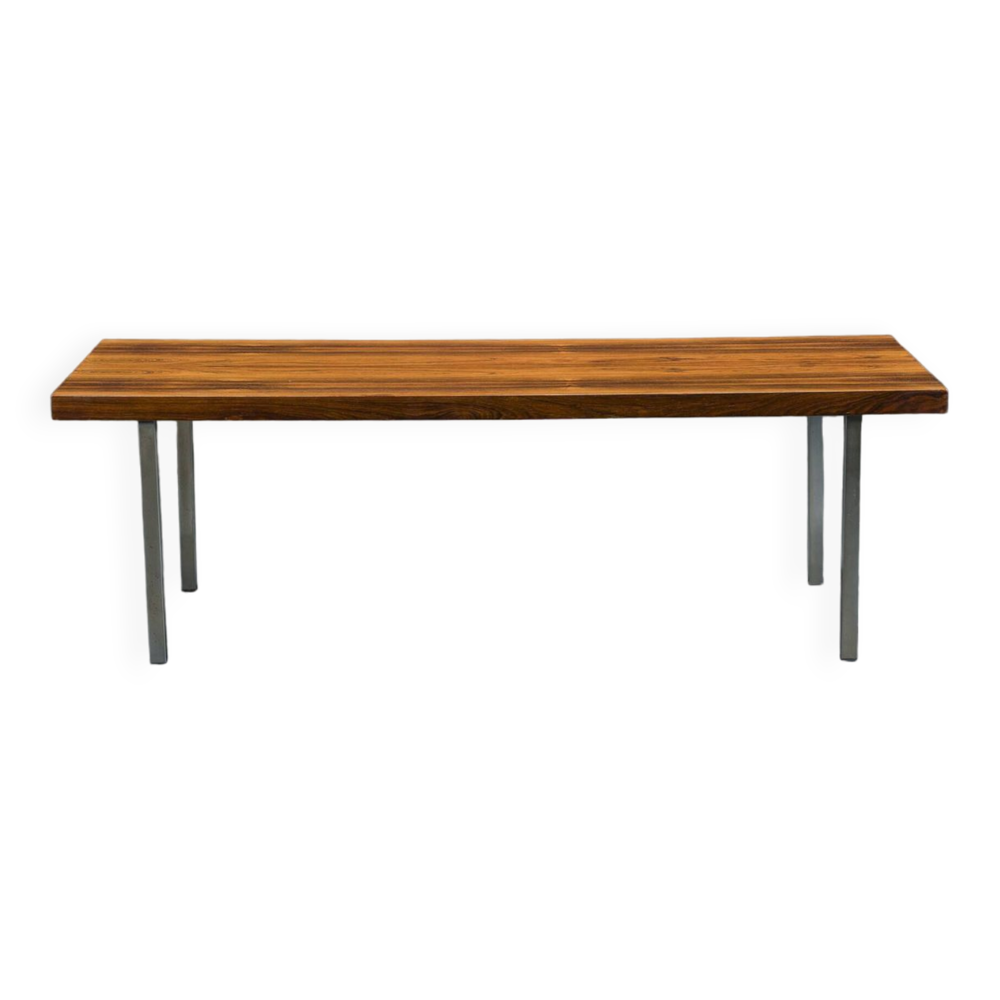 Coffee Table in Rosewood & Chrome, 1960s