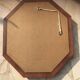 Antique mirror in gilded wood with beveled octagonal shape 72 x 63 cm