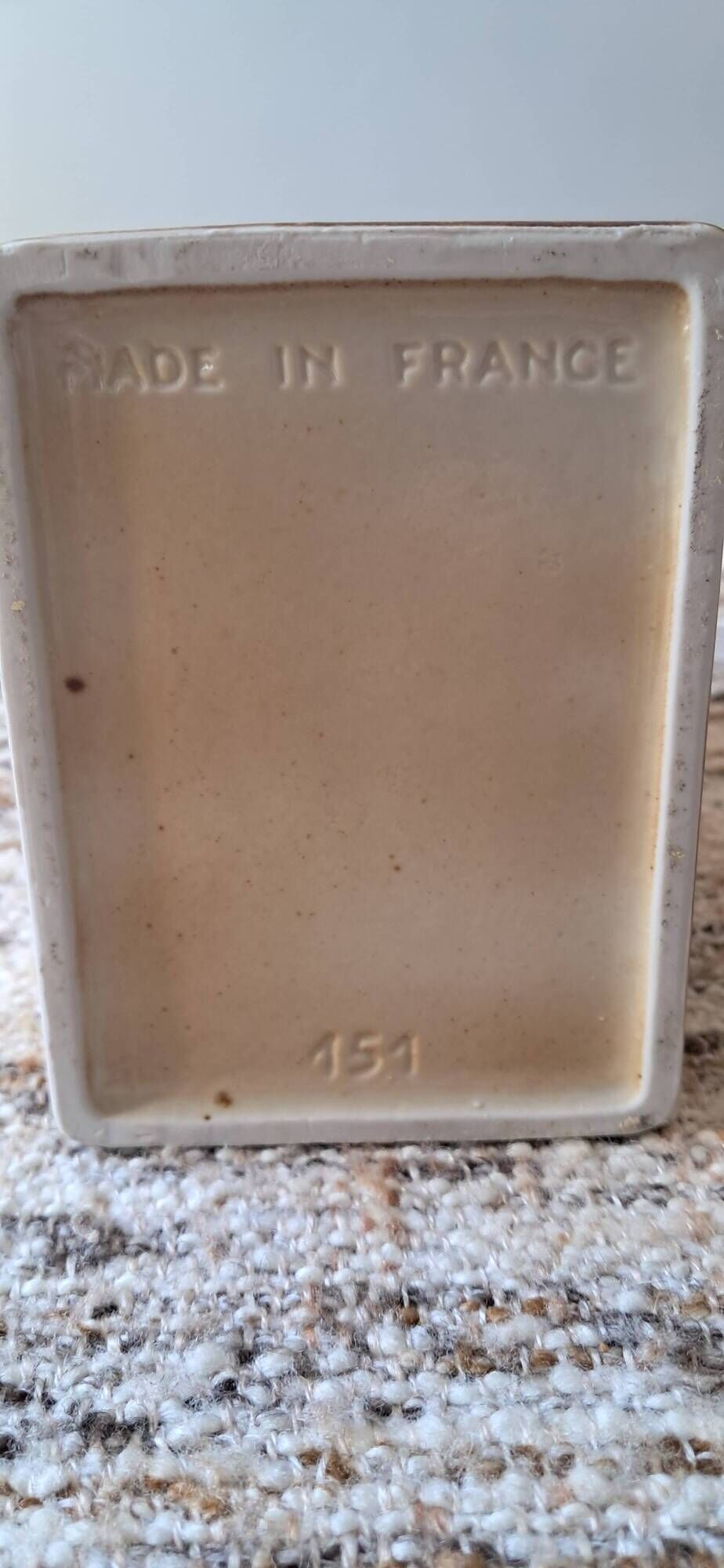 Ceramic vase in modernist style made in France.