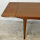 Scandinavian dining table extendable vintage 60's