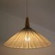 Suspension ELEONORE — 60 cm, striped olive linen and cotton