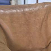 2 leather lounge chairs De Sede DS-46 vintage design from the 1970s