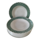 Set of 9 earthenware soup plates – Saint-Amand, decor no. 207 (1941)