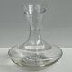 Designer glass decanter – organic shape – contemporary style