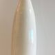 Large Little Girl Vase Long Straight Neck Cylindrical Cracked Glazed Ceramic