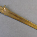 Ancien coupe papier en bronze tête d'aigle