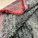 Black carpet with abraches 202x266cm