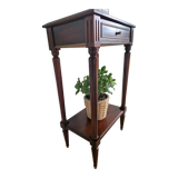 Pedestal table bedside Louis XVI mahogany style