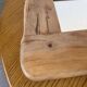 Brutalist organic mirror wood 1960s