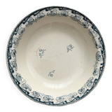 Round hollow ironstone dish "Milan" Creil and Montereau