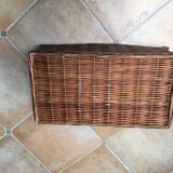 Old rattan basket