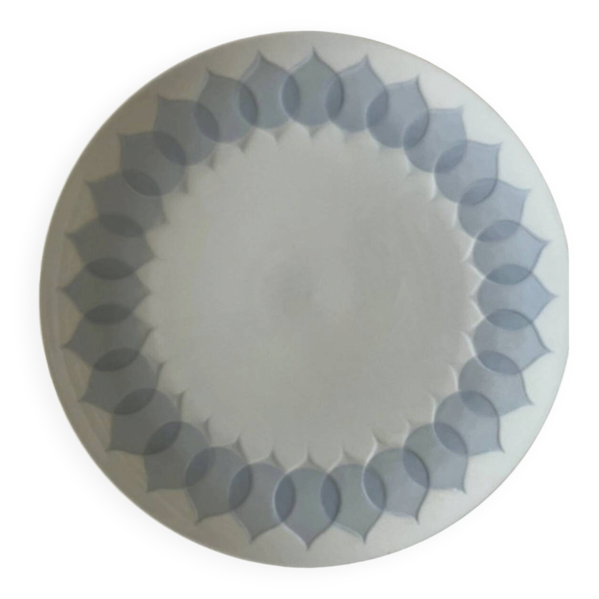 Plate from the 60s 70s "Wiinblad Lotus" Rosenthal