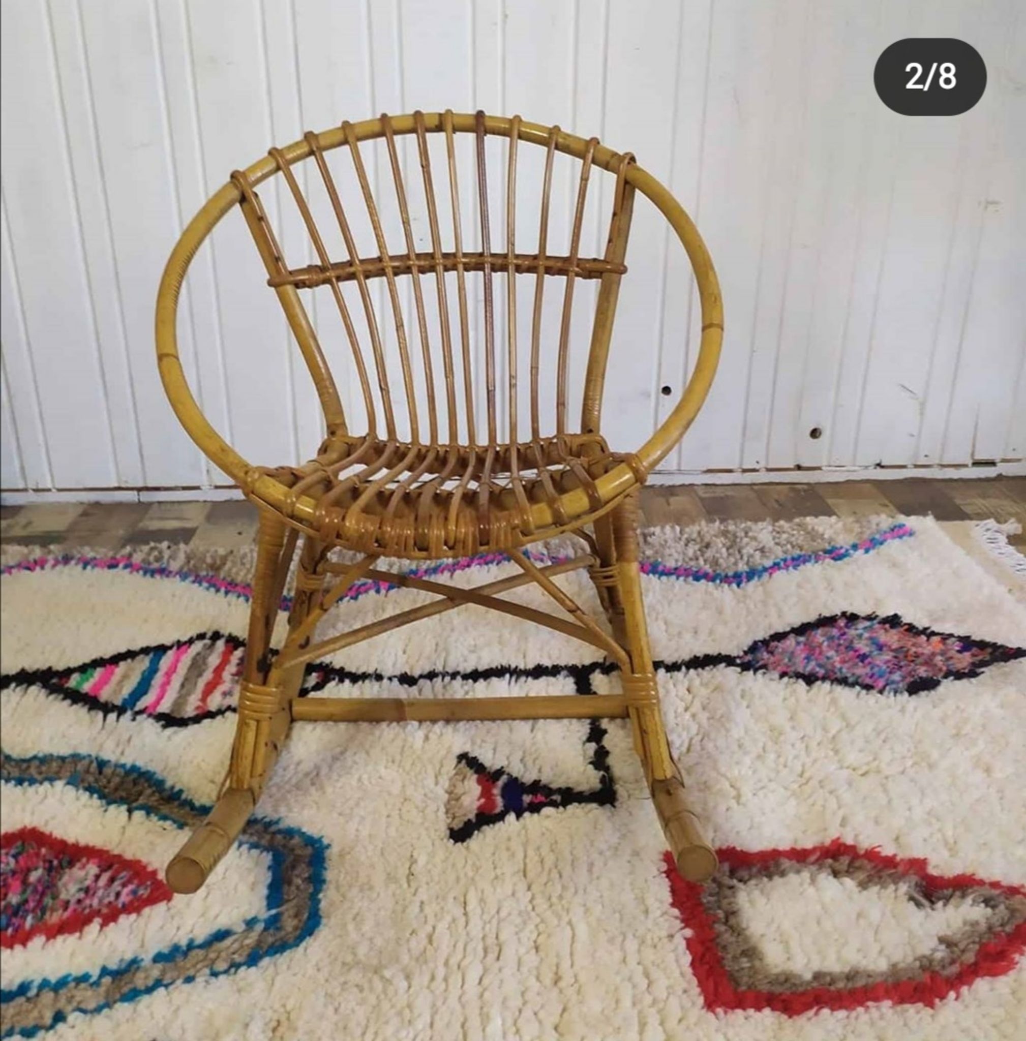Rattan lounge for child