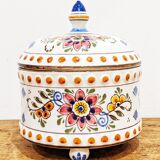 Vintage polychrome box'70 made of Delft ceramic. In perfect condition.