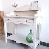 White patinated furniture