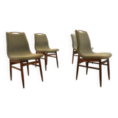 Ensemble de 4 chaises de salle à manger 'Burgerwei' - nouveau revêtement