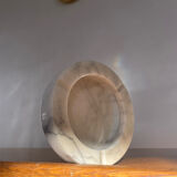 Cendrier vintage en marbre blanc