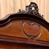 Old mahogany mirror.