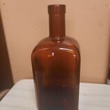 Amber glass bottle