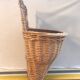 Ancien panier vendange cueillette en osier tressé décoration vintage