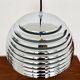 Chromed 1970s Pendant Lamp by Kazuo Motozawa for Staff