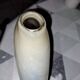 Flat teardrop-shaped vase