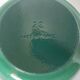 Round green enamelled cast iron casserole Nomar Staub vintage