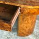 Bureau en loupe d'orme vintage 80'S
