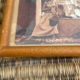 Frame in leather 60s