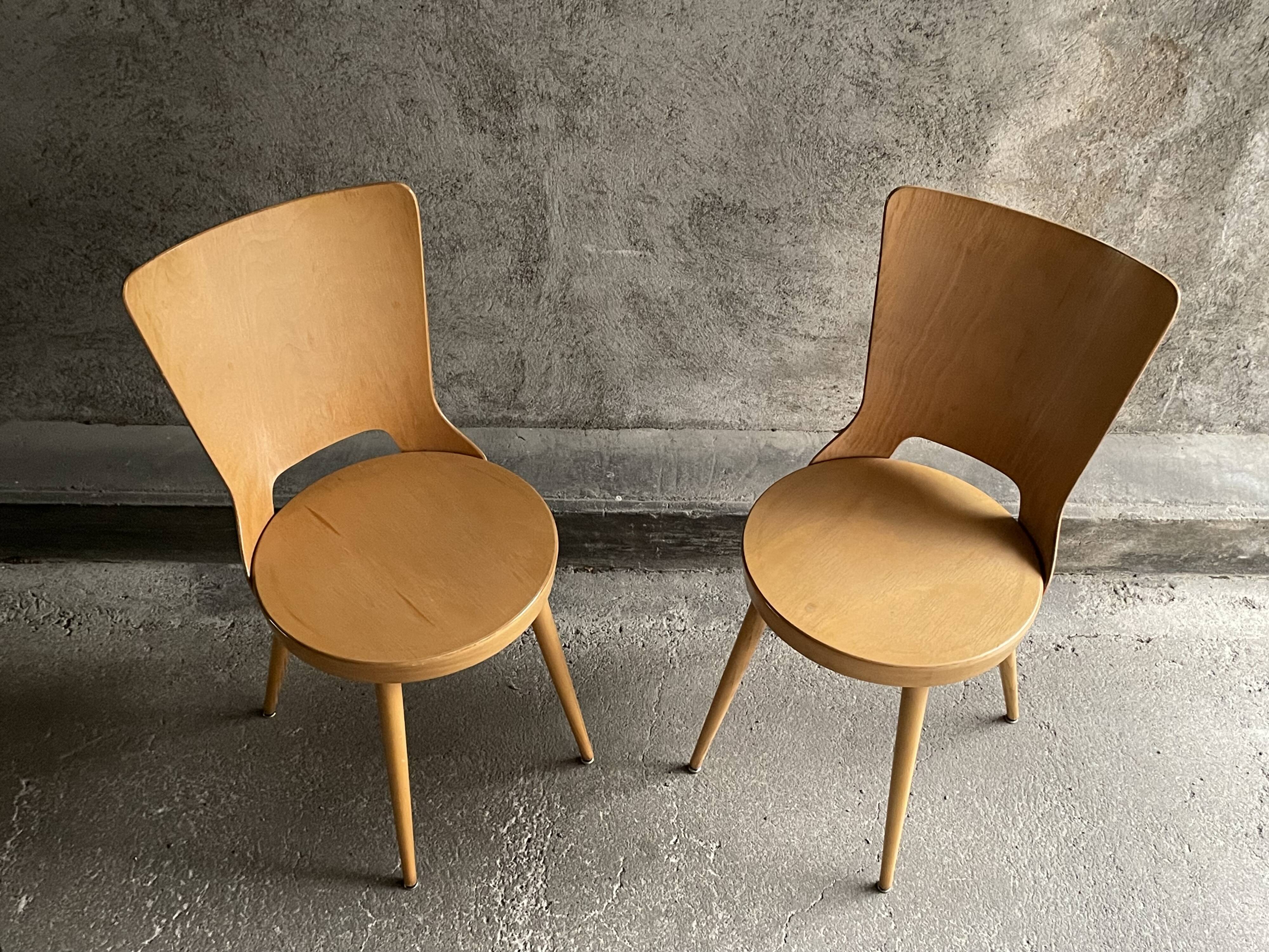 Pair of Dove model bistro chairs
