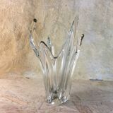Vase en cristal style Daum forme libre