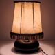 Lampe de table sculpturale en céramique noir profond