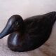 canard décoratif en bois sculpté