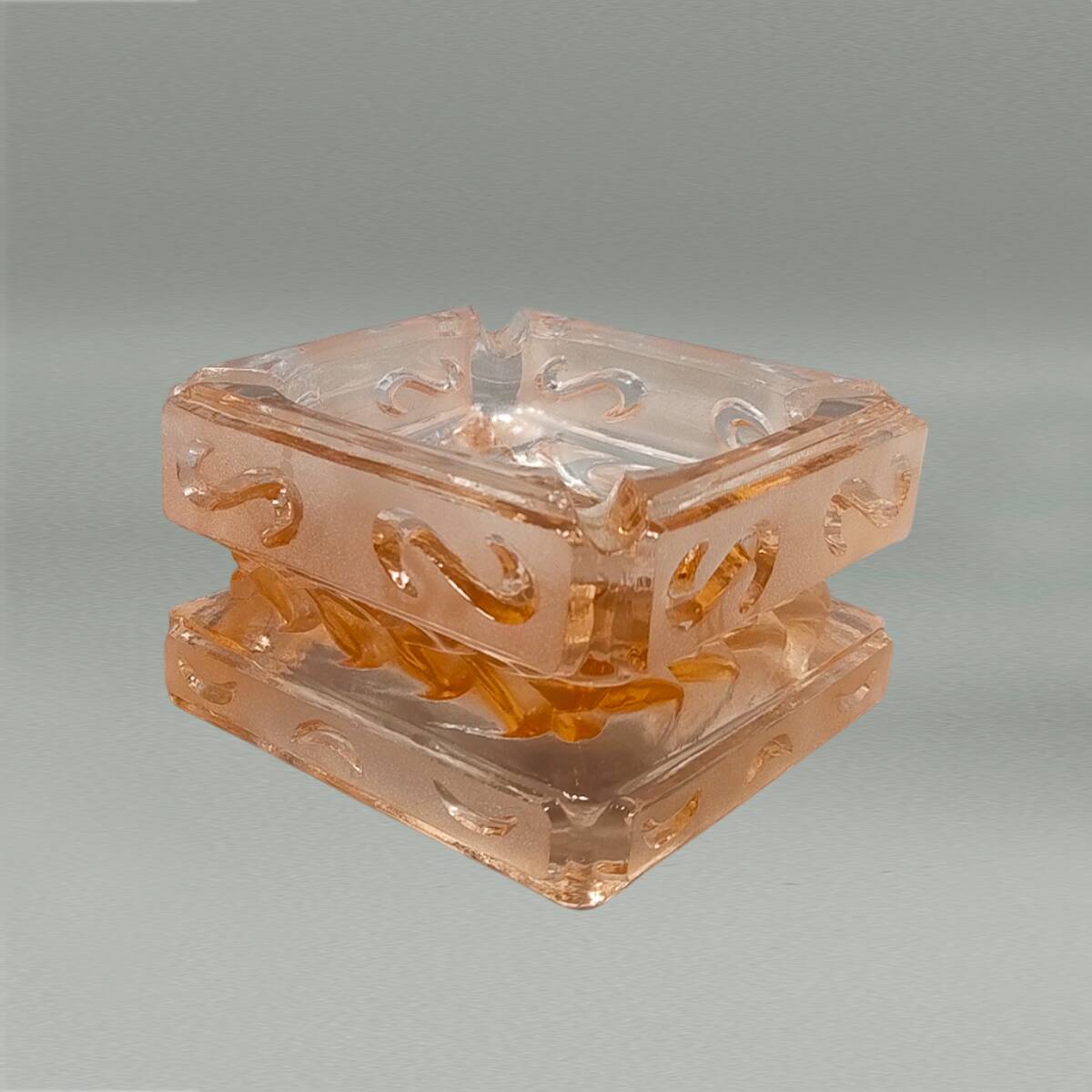 1970s Stunning Smoking Set By Antonio Imperatore in Murano Glass. Made in I