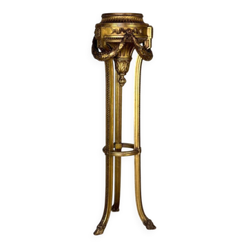 Louis XVI style planter in carved and gilded wood circa 1900