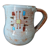 Jean Rivier glazed ceramic pitcher