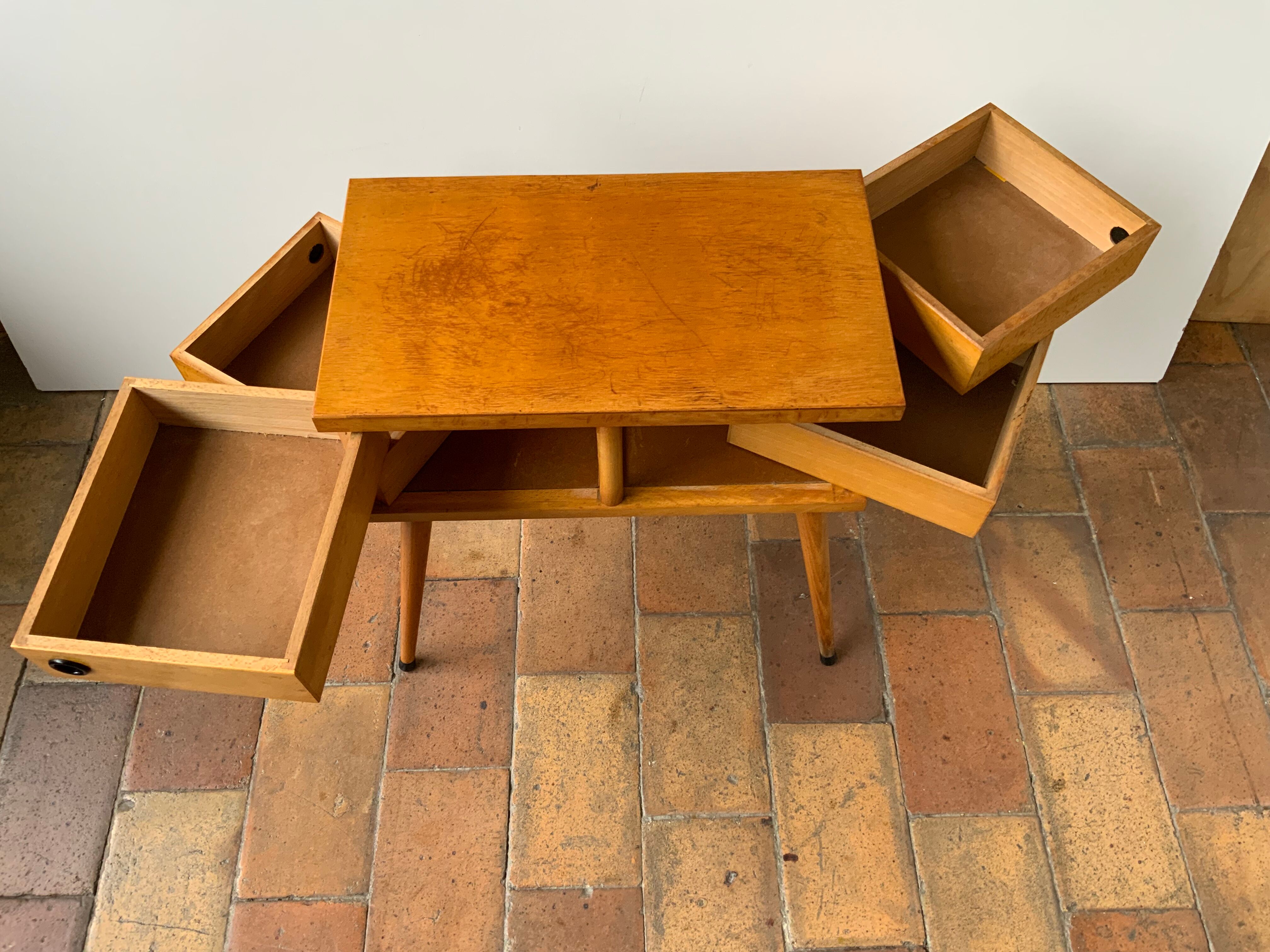 Vintage bedside table