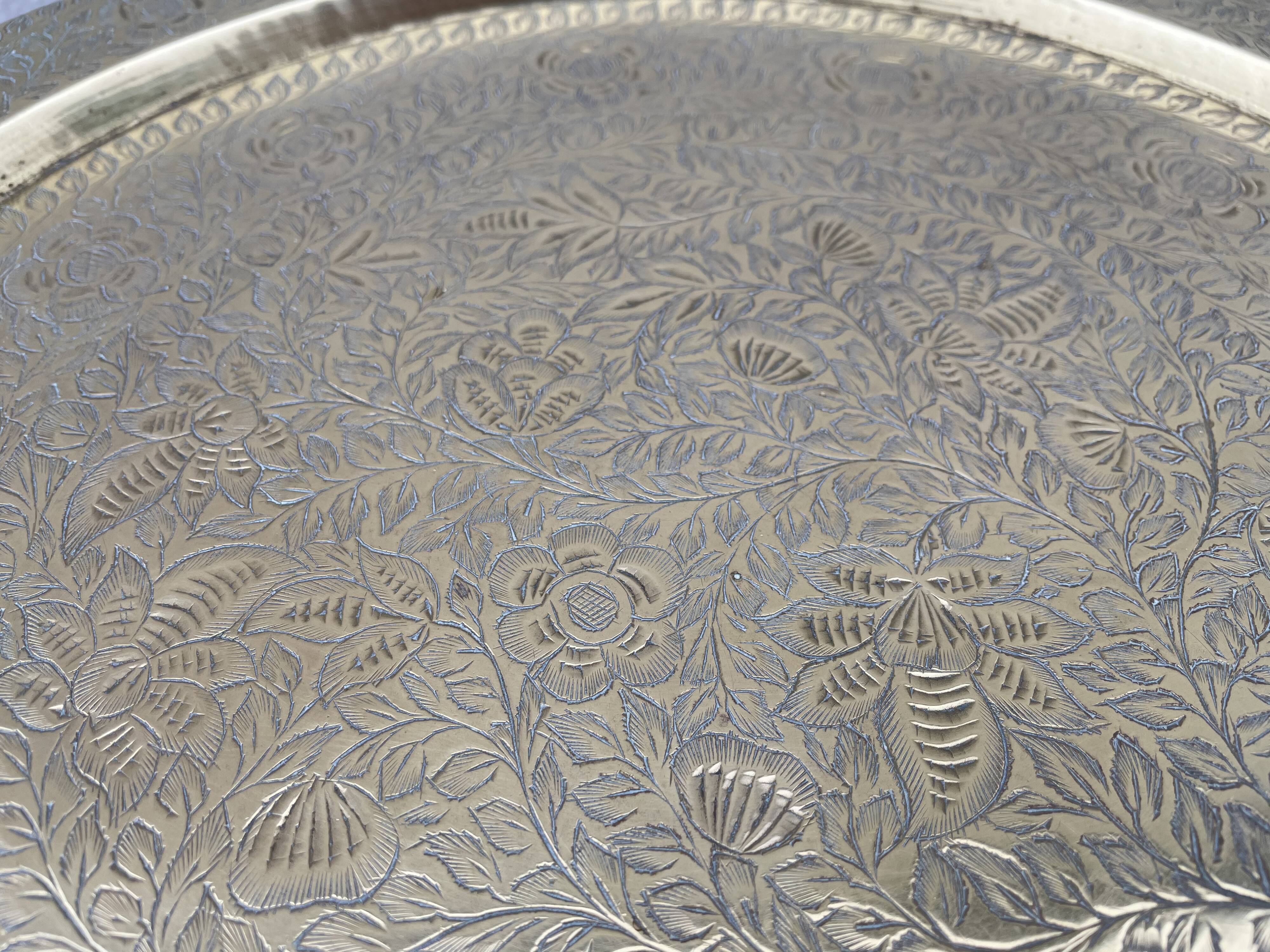 Moroccan tea table h35 x d38