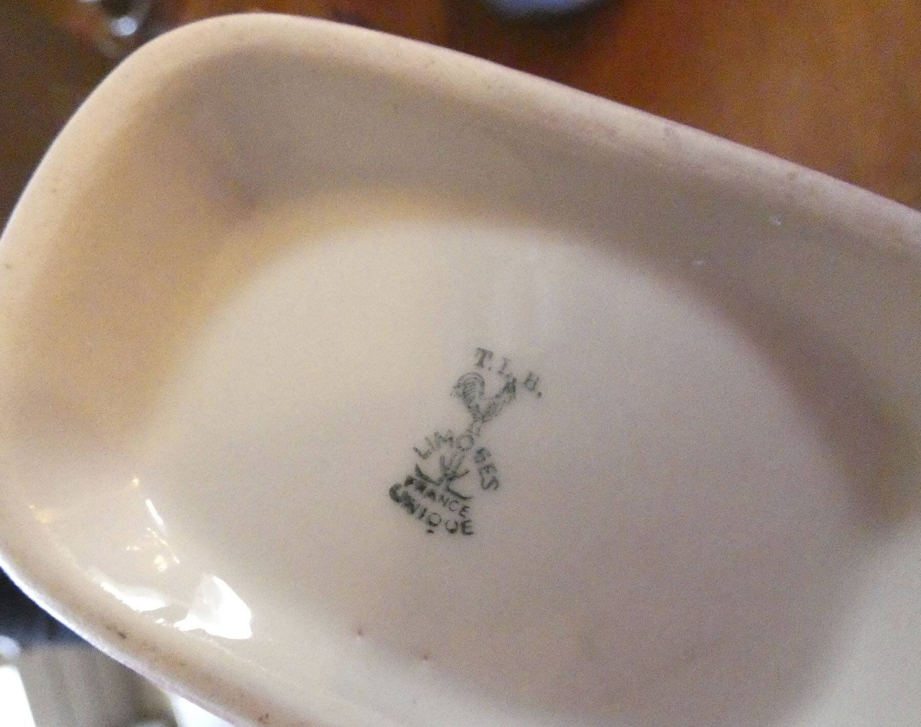 Rare Superbe service style Art Déco des années 30 Porcelaine de Limoges Fra
