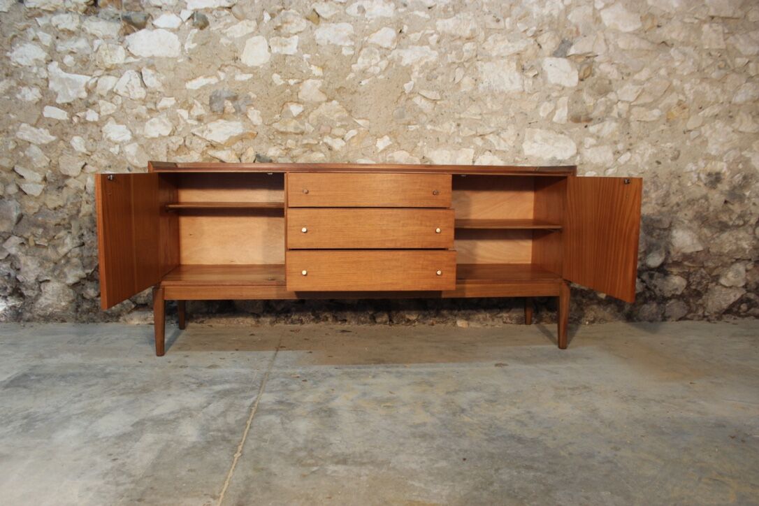 Vintage Scandinavian style teak sideboard by Younger, 60s