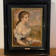 Tableau martelé Renoir « Jeune fille aux fleurs »