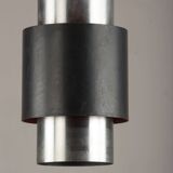 Large Danish aluminum pendant light, Zénith model by Jo Hammerborg for Fog & Mørup 1960.