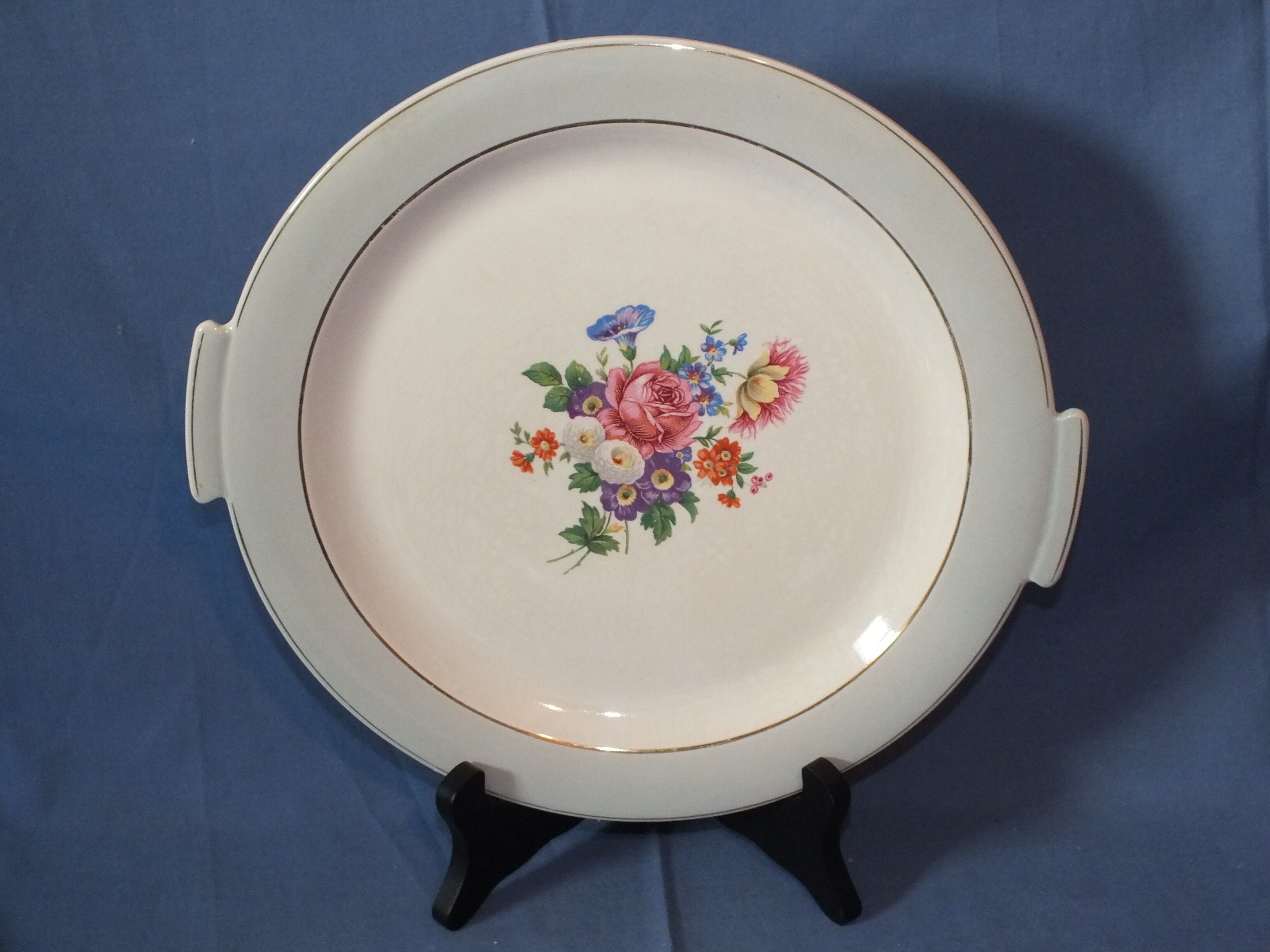 Set of 3 salins opaque porcelain vintage dishes