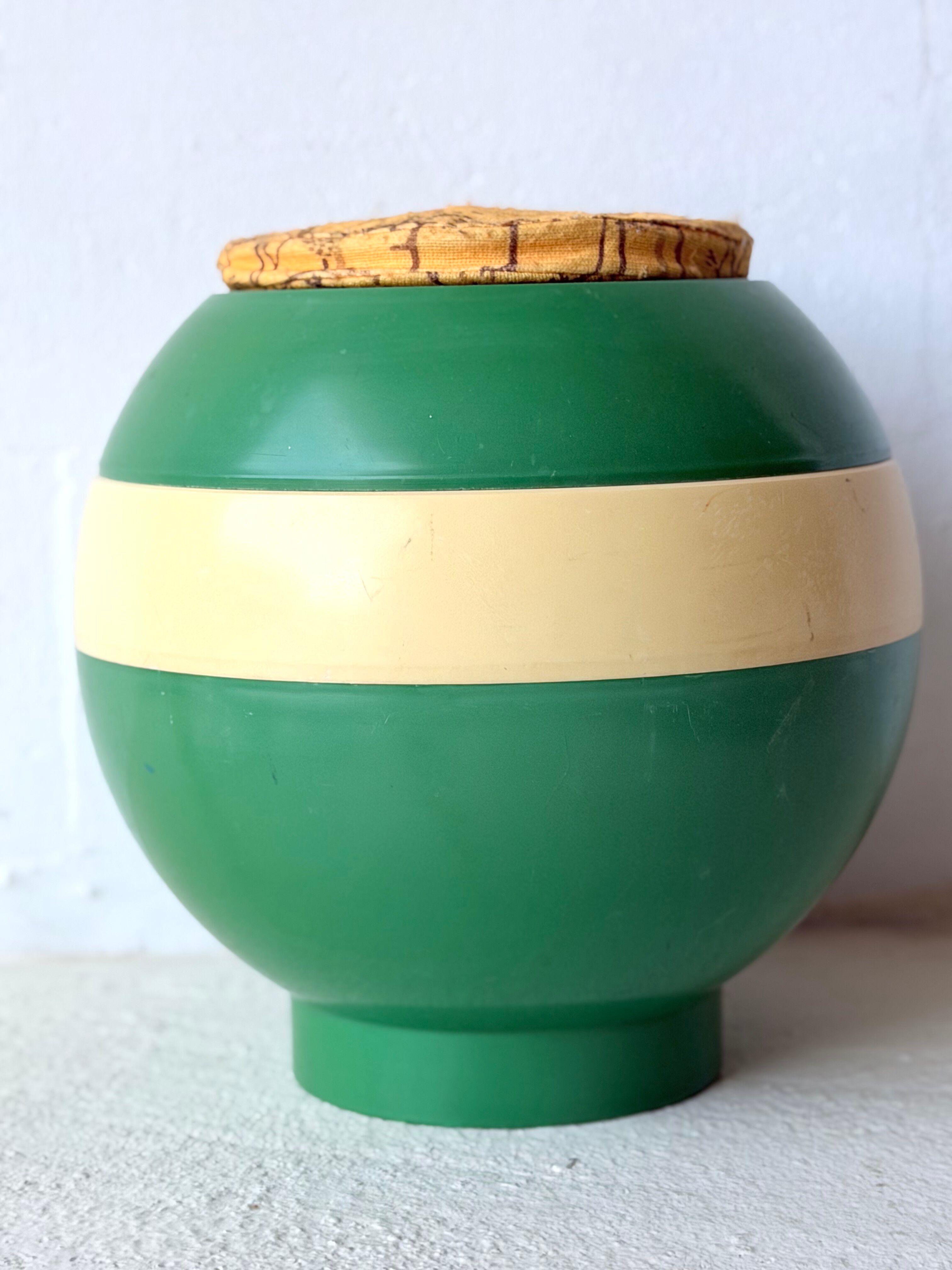 Space Age Plastic Stool & Storage Box, Czechoslovakia, 1970s