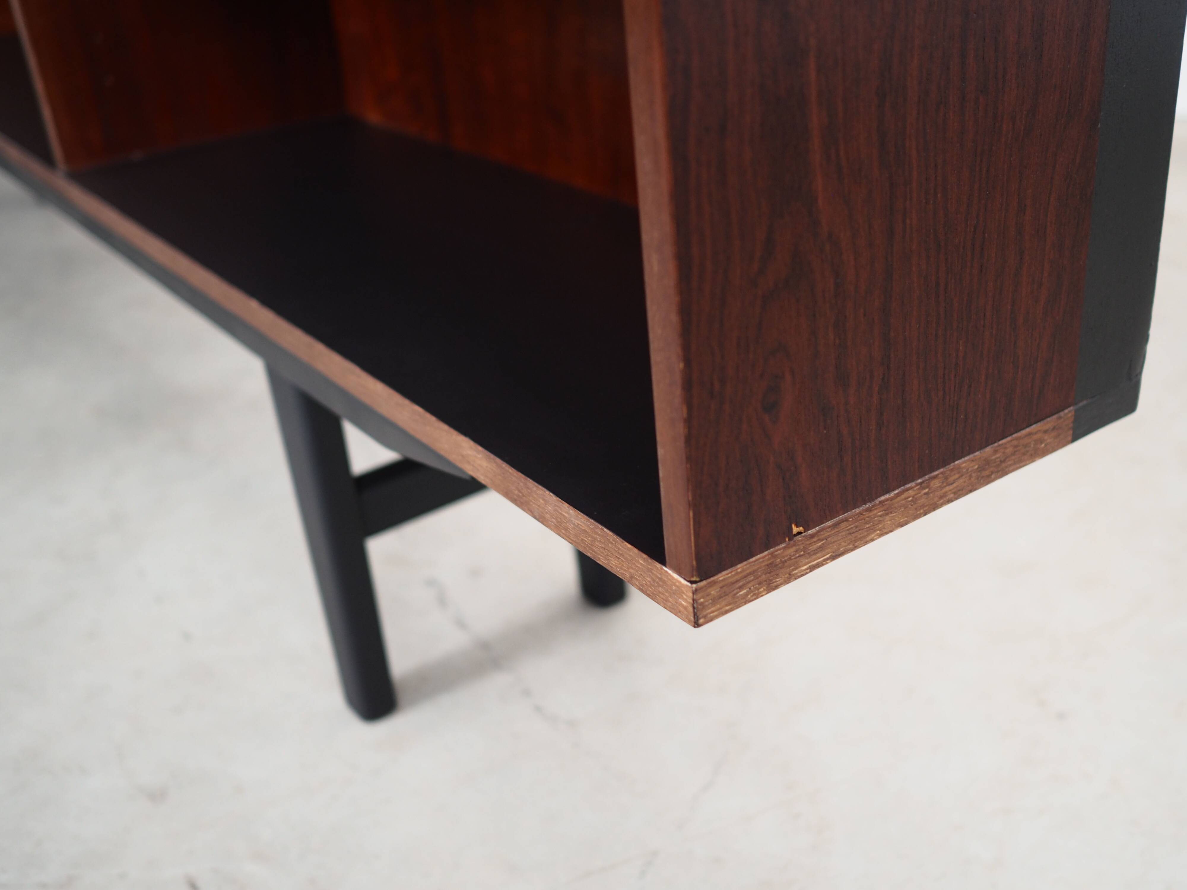 Rosewood bookcase, Danish design, 1970s, production: Farsø Møbelfabrik