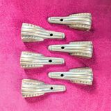 6 bronze art deco furniture / chandelier fittings