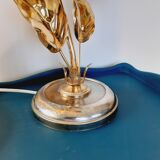 Golden metal lamp