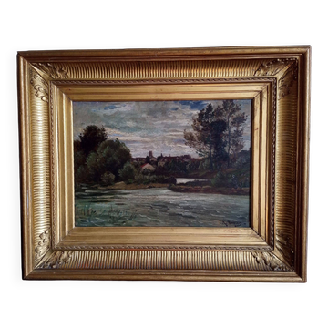 Michel Amédée Besnus (1831-1909) oil on canvas 29 x 39.5 cm