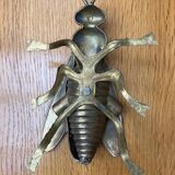 Vintage metal ashtray fly