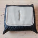 Set Togo leather black model designed by Michel Ducaroy 1973